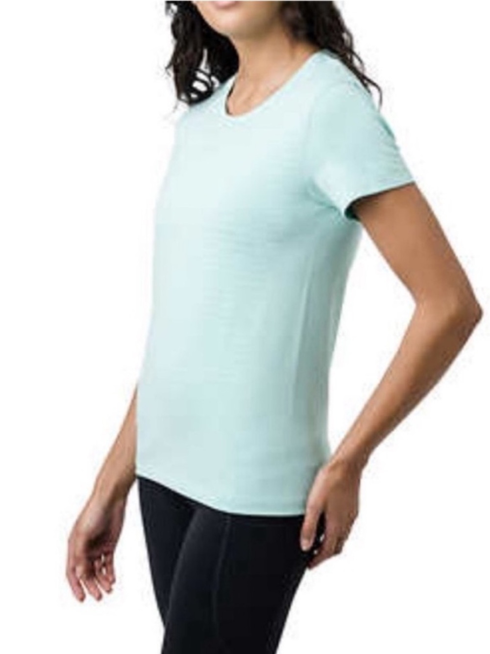 🌸2/$12🌸 Tuff Athletics Seamless Tee Teal Large - Picture 2 of 13
